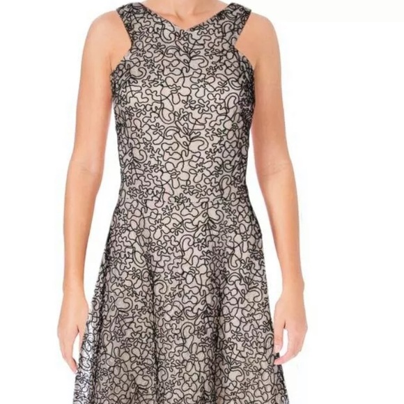 🎈NEW Aqua cream & black dress - Picture 14 of 16